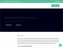 Tablet Screenshot of jlc-law.com
